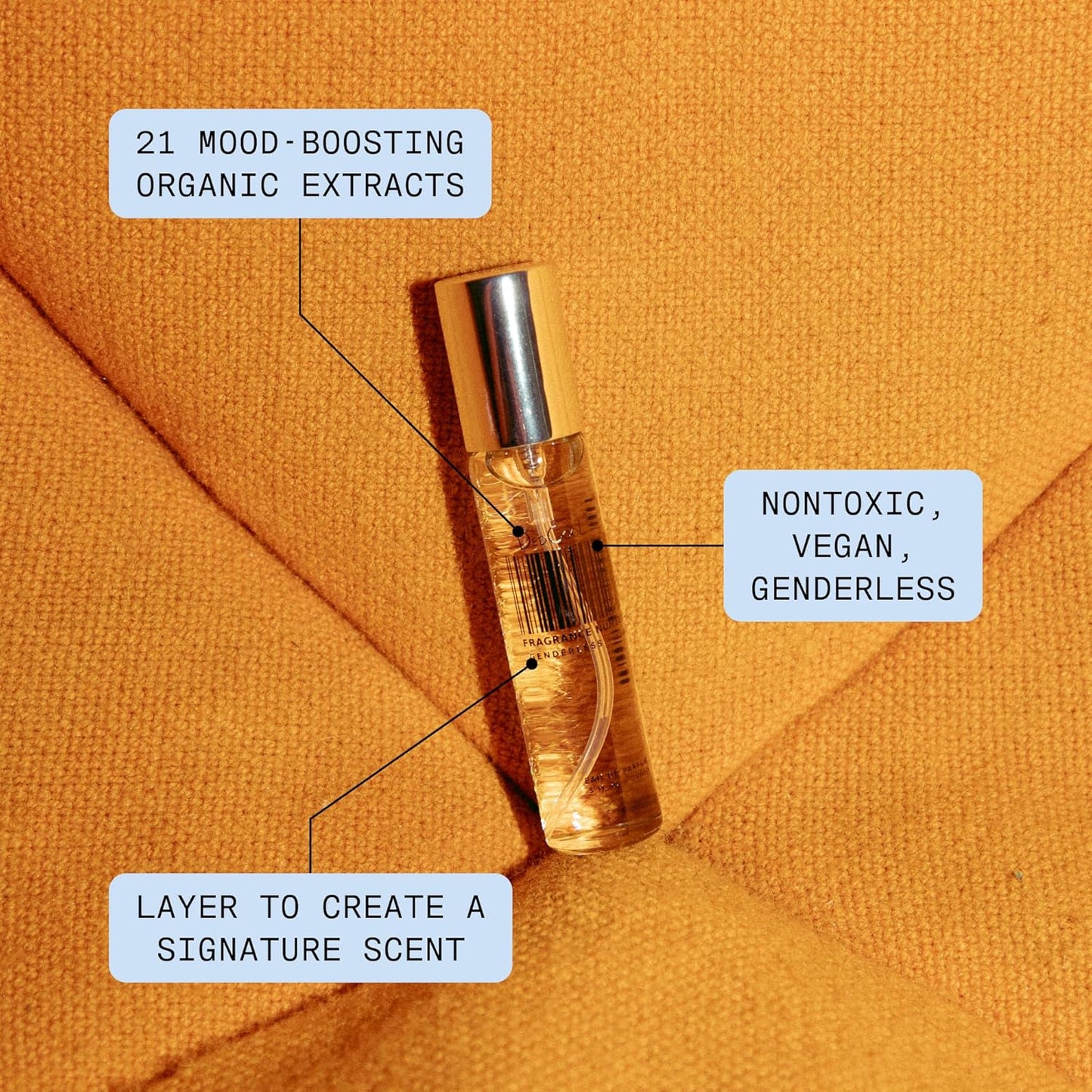 DedCool Eau de Parfum | 01 Taunt | Unisex Clean Luxury Perfume with Bergamot, Vanilla & Amber | Long Lasting Non-Toxic Vegan Fragrance with Essential Oils | Travel Spray | 15 mL