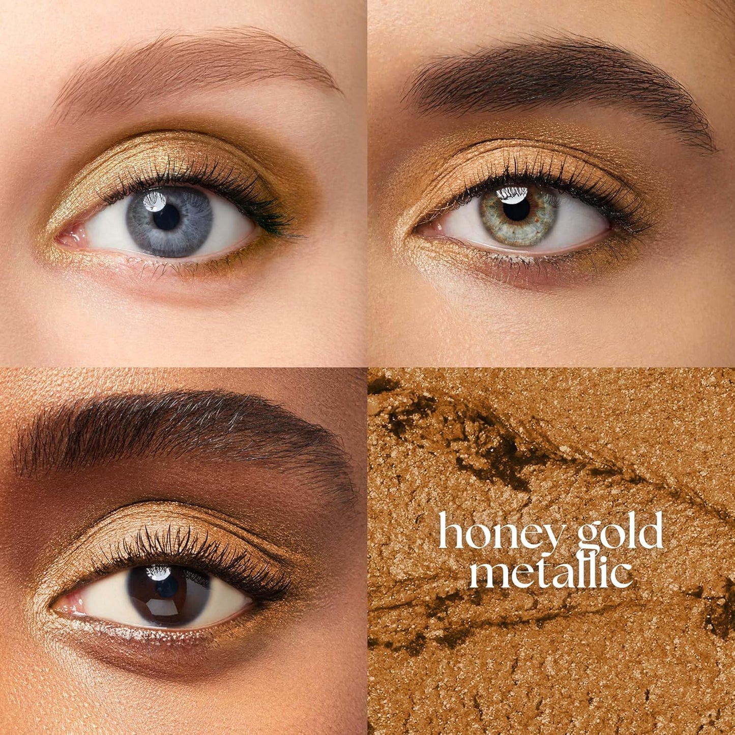 Julep Eyeshadow 101 Cream-to-Powder Waterproof Shadow Stick – Honey Gold Shimmer – Long-Lasting, Crease-Proof, Warm Golden Shimmer Cream Eyeshadow with Built-in Smudger