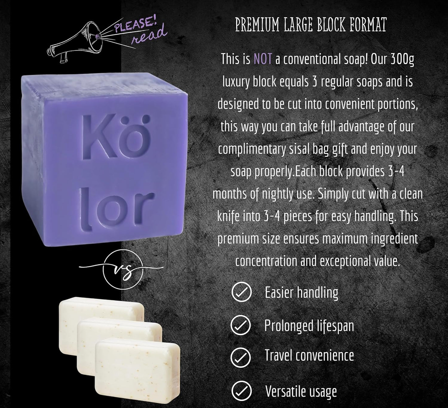 Kojic Lavender Night Edition 50+ Ingredients Face Body Bar with Melatonin, Night Repair Peptides Skin Care Bar with Ceramides, Essential Oils, Vitamin C, Retinol Cleansing and Hydration All Skin Types