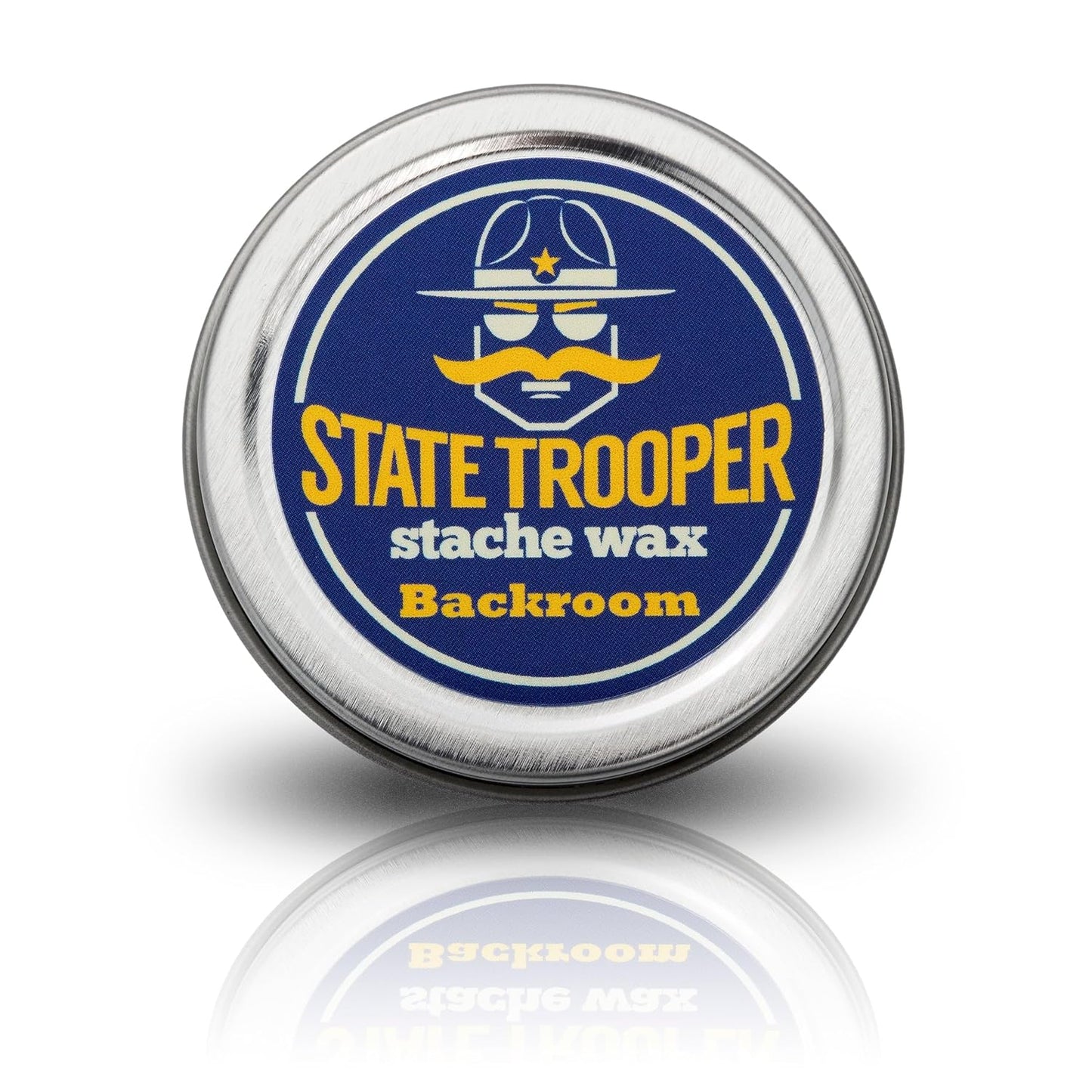 Mustache Wax - Backroom (Tobacco Scent) - Medium Hold - One Ounce Tin