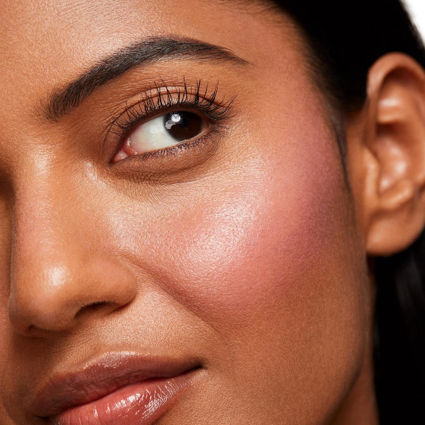 Saie Dew Liquid Blush for Cheeks - Hydrating Cream Blush Stick with a Blendable + Buildable Formula - Skincare Infused Dewy Cheek Tint for a Natural Flush - Glowy Makeup Essential - Baby (.40 oz)