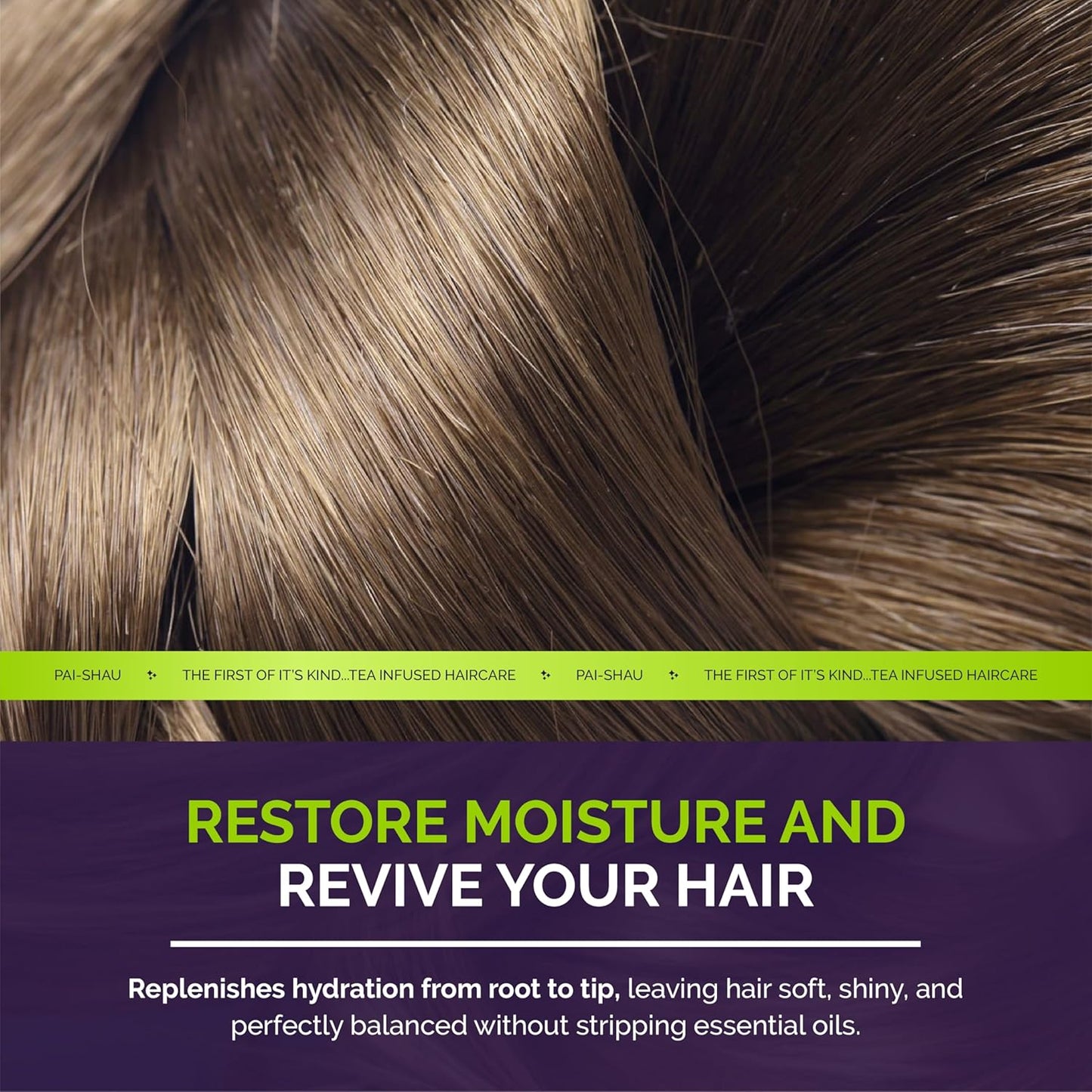 Pai-Shau Replenishing Cleanser - Hydrating Shampoo for All Hair Types - 250ml