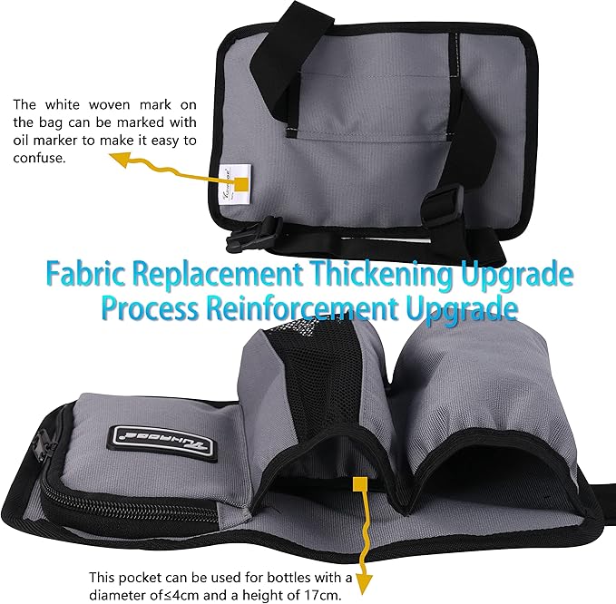 Massage Oil Holster Massage Bottle Bag Lotion Holster Massage Therapist Massage Oil Holster Massage Lotion …(3kd9D-Gray)