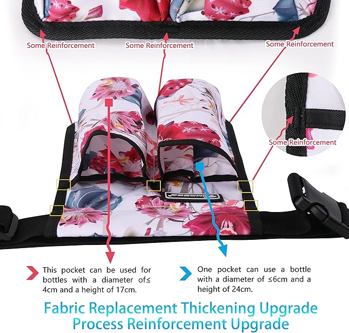 Massage Bottle Bag Massage Oil Holster Lotion Holster Massage Therapist Massage Oil Holster Massage Lotion … (Hua, 2 Bottle)