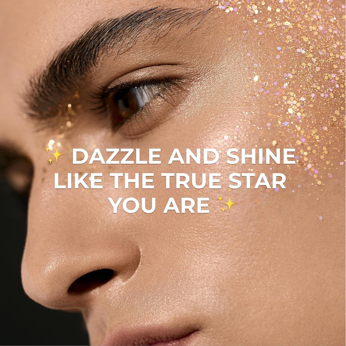 LAMEL Insta Glitter Bomb: Quick-Dry Holographic Face & Body Glitter Gel | Long-Lasting Shine & Effortless Removal | Perfect Face Glitter Makeup & Body, Hair Shimmer | Vegan & Cruelty Free -0.67 fl.oz