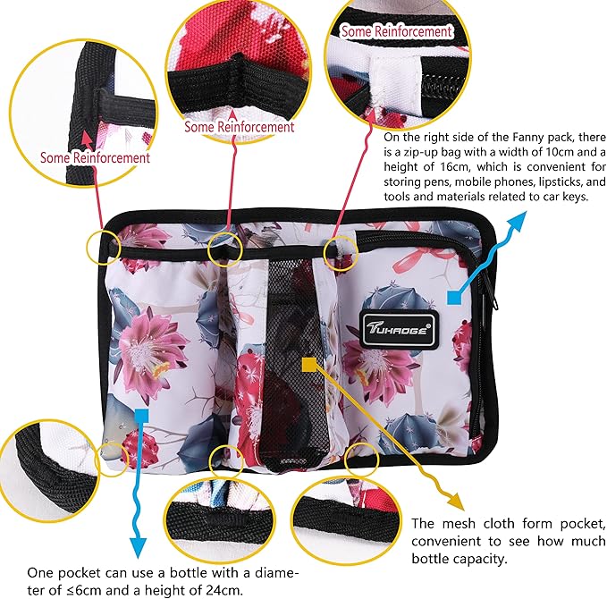 Massage Bottle Bag Massage Oil Holster Lotion Holster Massage Therapist Massage Oil Holster Massage Lotion … (Hua, 3 Bottle)