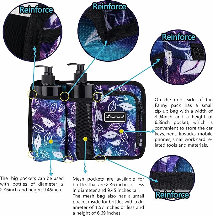 Massage Bottle Bag Massage Oil Holster Lotion Holster Massage Therapist Massage Oil Holster Massage Lotion (TH3kd- LSbaiSY)