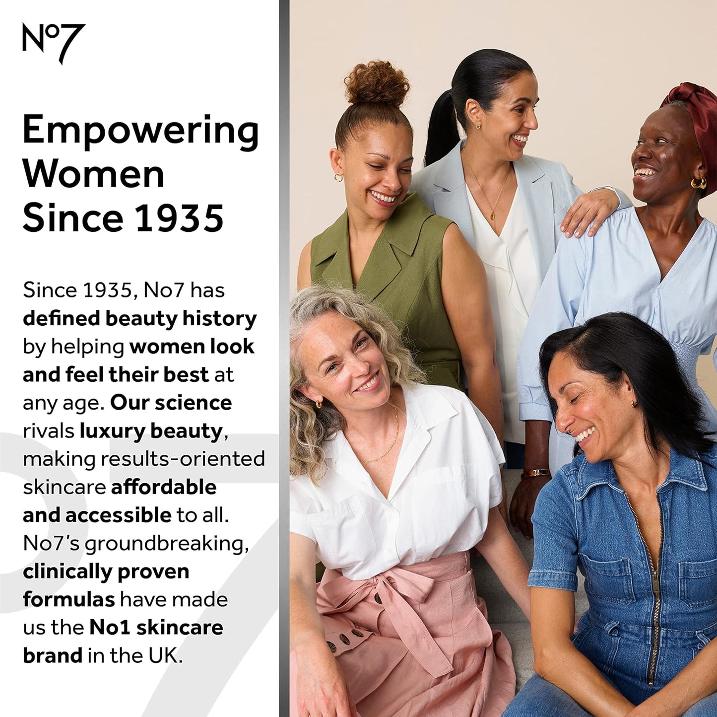 No7 Lift & Luminate Triple Action Serum Foundation - Liquid Makeup with SPF 15 for a Dewy, Glowy Base - Radiant Formula for Mature Skin - Warm Beige (1 Fl Oz)