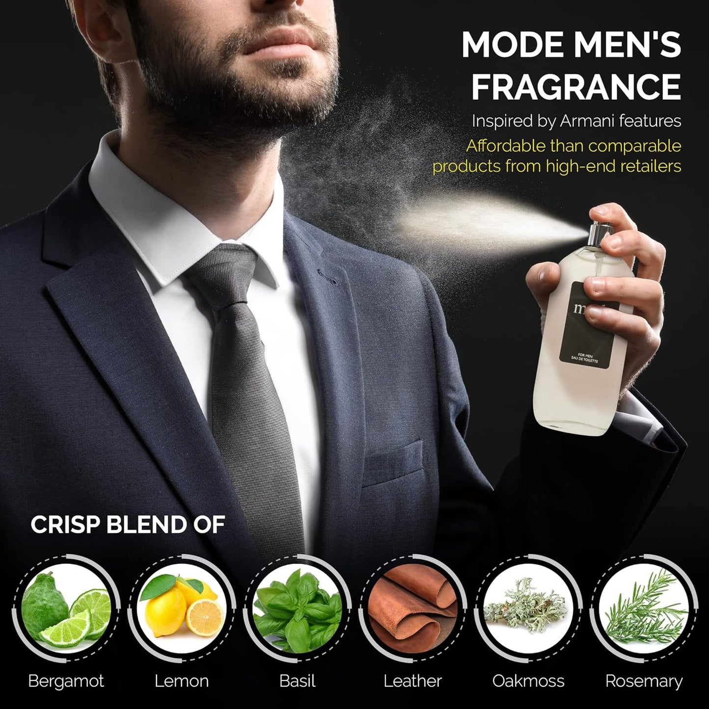 American Collection Cologne for Men – INSPIRED by A WORLD RENOWNED MEN’S PERFUME – Juniper, Pine, Tobacco, Oakmoss – Bold, Masculine, Earthy, Long-Lasting Eau De Toilette 80 ml (Mode 80ml)