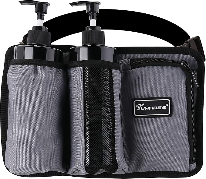 Massage Oil Holster Massage Bottle Bag Lotion Holster Massage Therapist Massage Oil Holster Massage Lotion …(3kd9D-Gray)