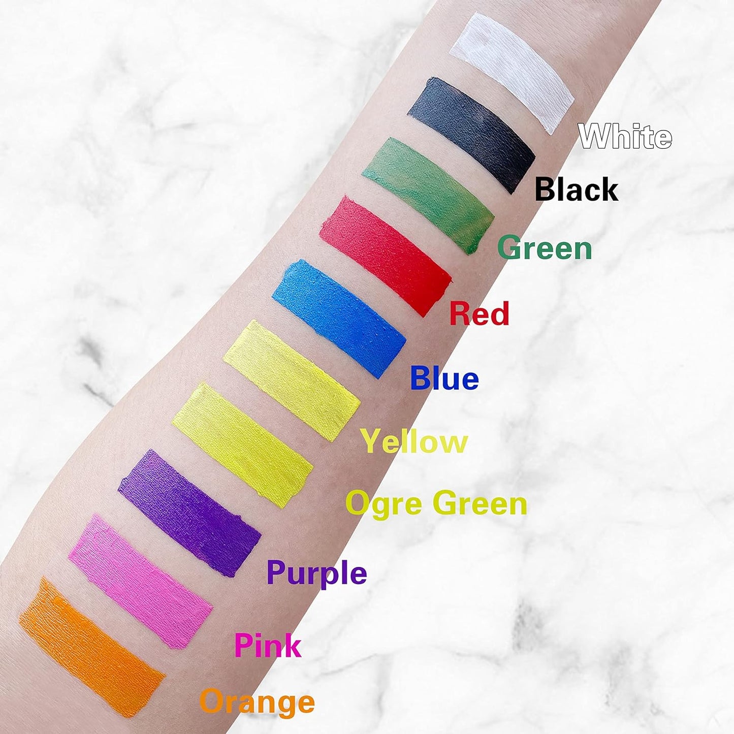 MEICOLY Purple Cream Face Body Paint,2.37Oz Large Tube Water Based Non-Toxic Full Body Paint for Adult and Kids,Highly Pigmented Face Painting for Halloween SFX Special Effects Ursula Cosplay Makeup