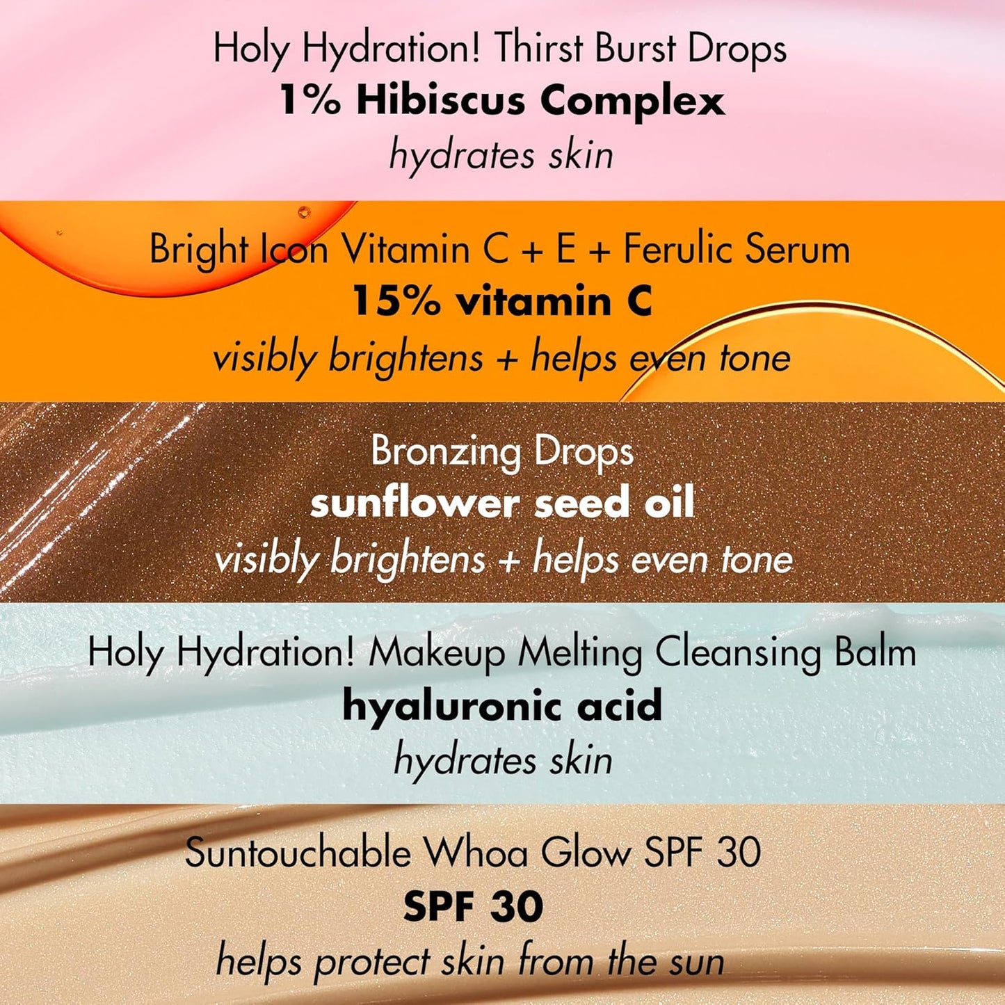 e.l.f. SKIN Best & Obsessed Skincare Kit, Travel-Size Makeup Remover, Sunscreen & Brightening Serums For Glowy Skin, Vegan & Cruelty-Free