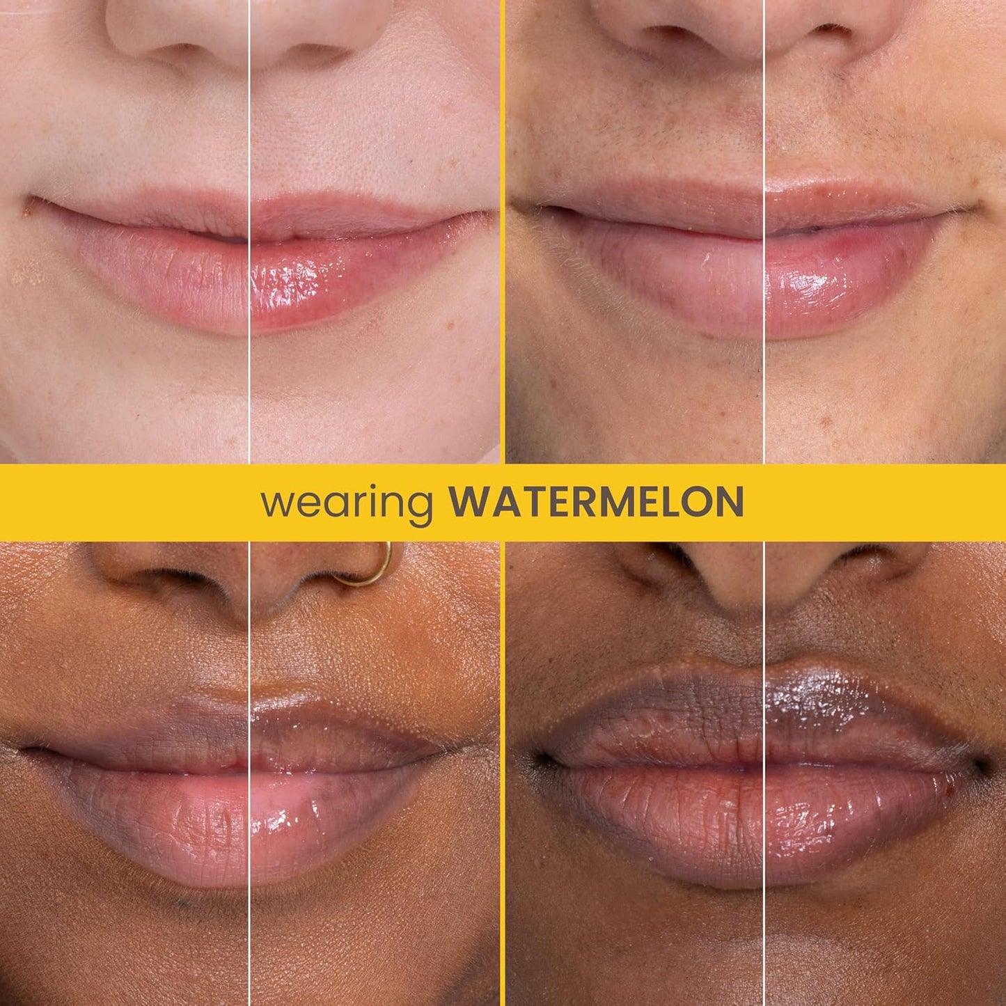 Burt's Bees Stocking Stuffers, Rescue Lip Relief, Watermelon & Berry Medley, Hydrating Lip Balm for Dry Cracked Lips, with Responsibily Sourced Beeswax, 100% Natural Origin, 2 Pack, 0.35oz