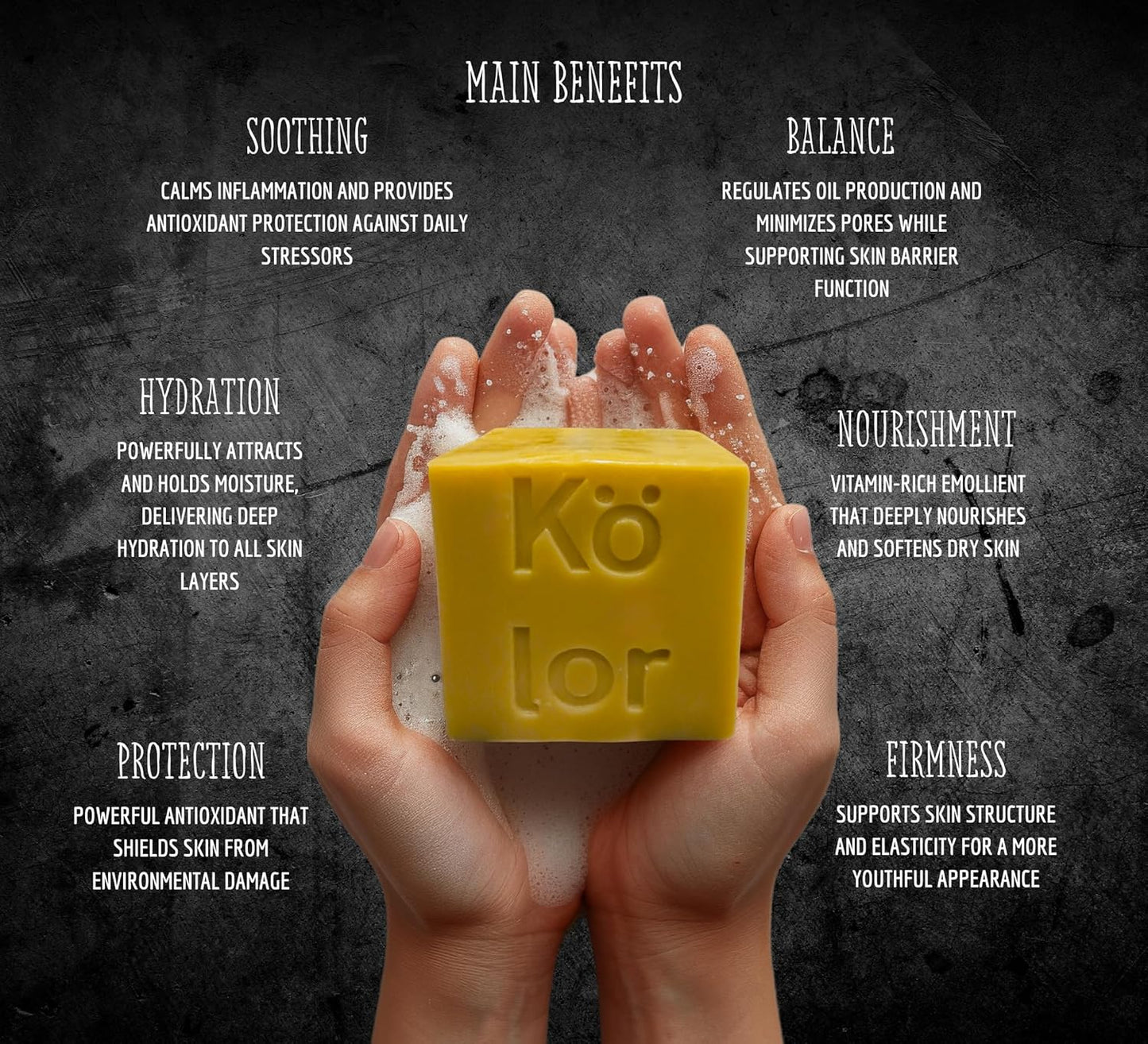 Kojic & Turmeric 300g Korean Formula 42 Professional Grade Ingredients Face and Body Bar Soap – Skin Care Bar with Salicylic Acid, Vitamin C, Retinol – Gentle Cleansing and Hydration All Skin Types