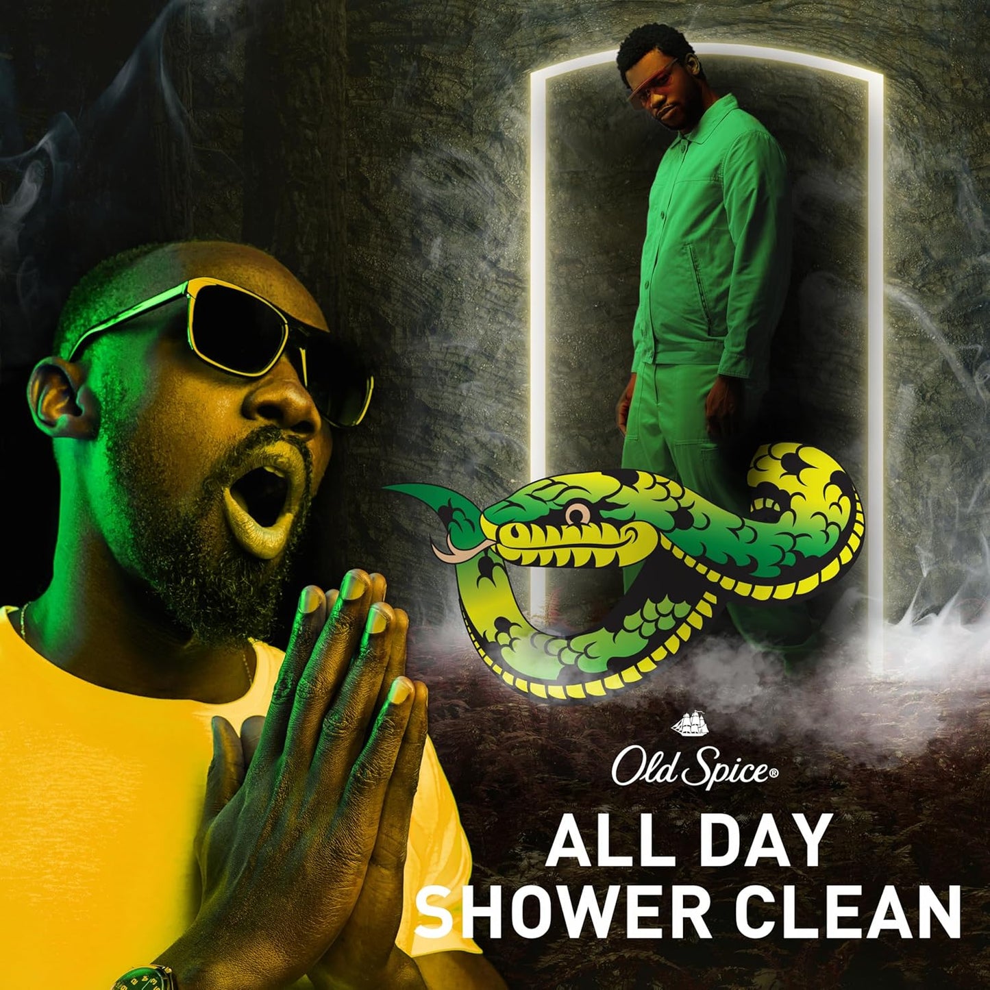 Old Spice Cleansing Body Wash for Men, 3X Defense, 24/7 Shower Fresh with Lasting Scent, 2-in-1 Body & Face Wash, MambaKing with Rich Plum Scent, 24 oz (Pack of 4)