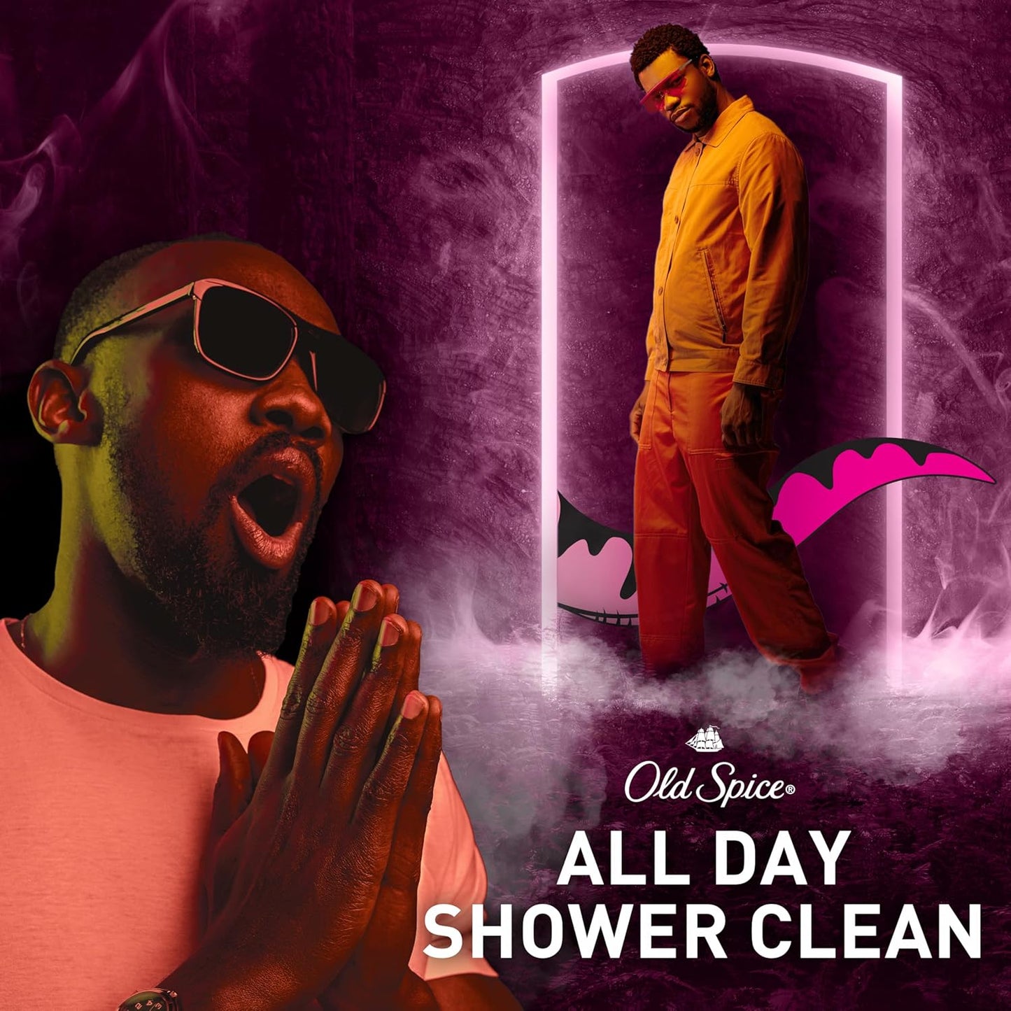 Old Spice Cleansing Body Wash for Men, 3X Defense, 24/7 Shower Fresh with Lasting Scent, 2-in-1 Body & Face Wash, Raptorstrike with Dark Berry Scent, 24 oz (Pack of 4)