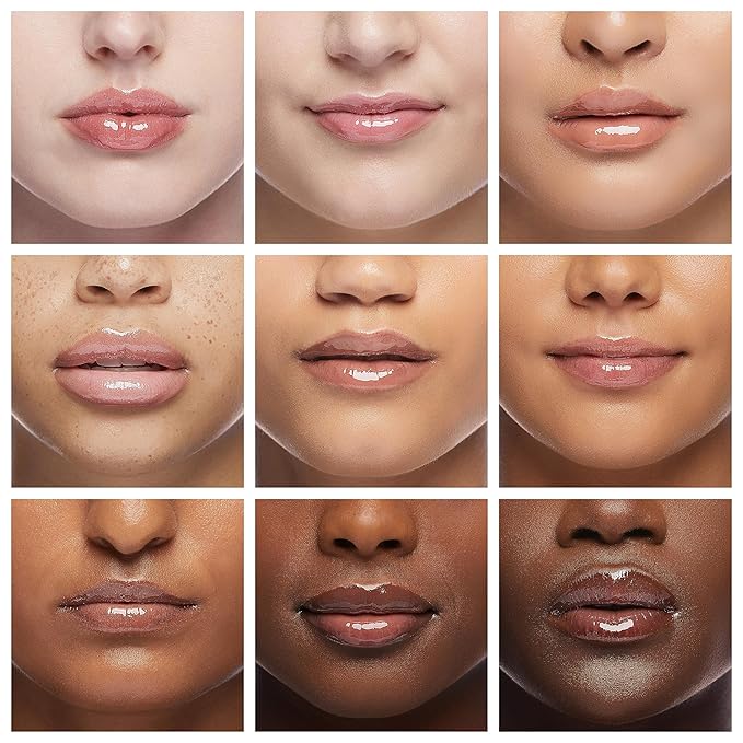 GECOMO Moisturizing Lip Oil,No-Sticky Lip Gloss Lip Balm Lip Care,Fruit Flavoured Lip Oil For Dry Lip's Moisturizing Hydrating And Nourishing (001#PINK) 0.2 OZ